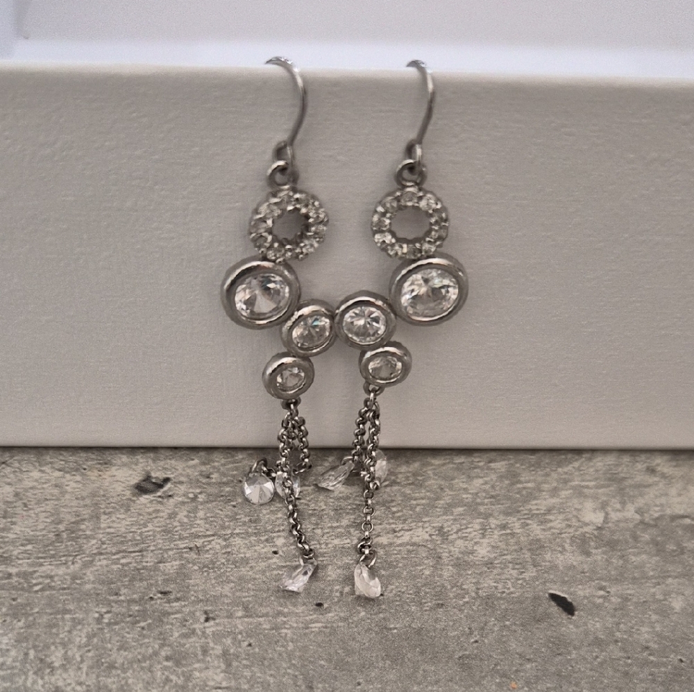Elegant Silver Dangle Earrings